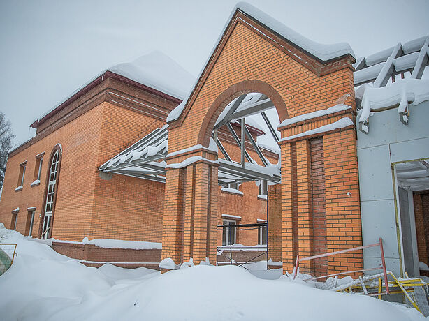 Капитальный ремонт медицинского стационара в селе Перхушково выполнен на 82% Капитальный ремонт медицинского стационара в селе Перхушково выполнен на 82%